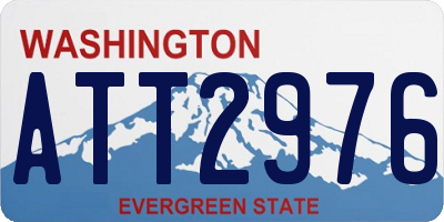 WA license plate ATT2976