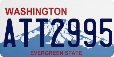 WA license plate ATT2995