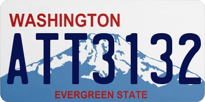 WA license plate ATT3132