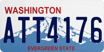 WA license plate ATT4176