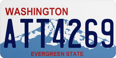 WA license plate ATT4269