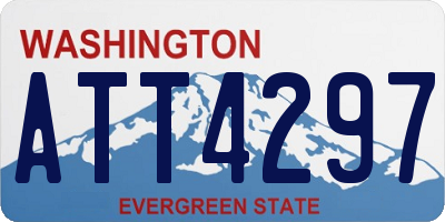 WA license plate ATT4297