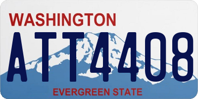 WA license plate ATT4408