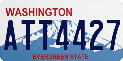 WA license plate ATT4427