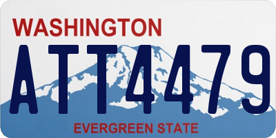 WA license plate ATT4479