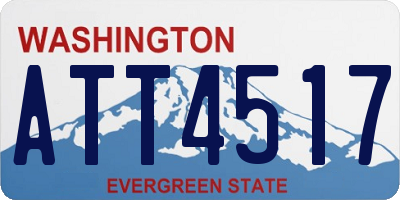 WA license plate ATT4517