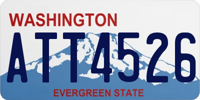 WA license plate ATT4526
