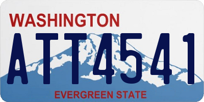 WA license plate ATT4541