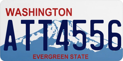 WA license plate ATT4556