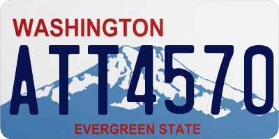 WA license plate ATT4570