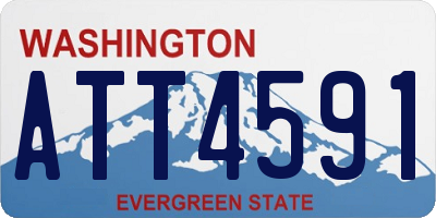 WA license plate ATT4591
