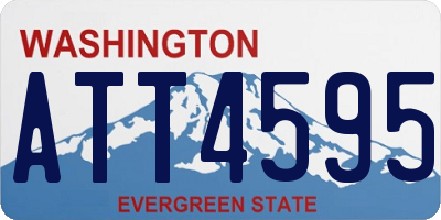 WA license plate ATT4595