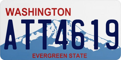 WA license plate ATT4619