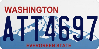 WA license plate ATT4697