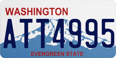 WA license plate ATT4995