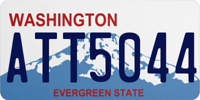WA license plate ATT5044