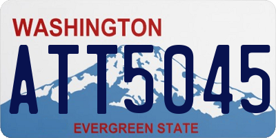 WA license plate ATT5045