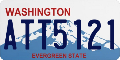 WA license plate ATT5121