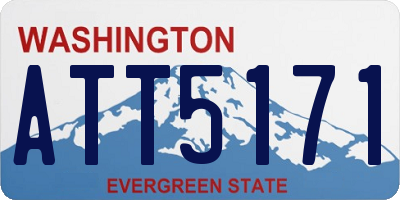WA license plate ATT5171