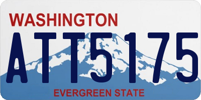 WA license plate ATT5175