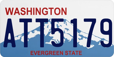 WA license plate ATT5179