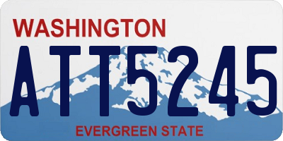 WA license plate ATT5245