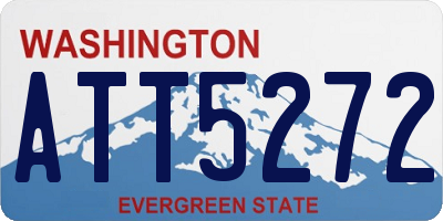 WA license plate ATT5272