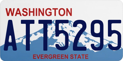 WA license plate ATT5295