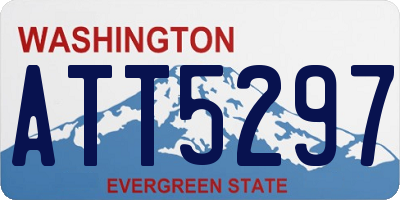 WA license plate ATT5297