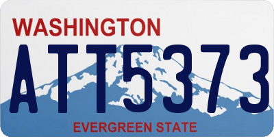 WA license plate ATT5373