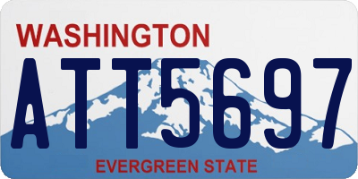 WA license plate ATT5697