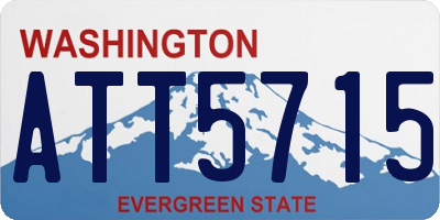 WA license plate ATT5715