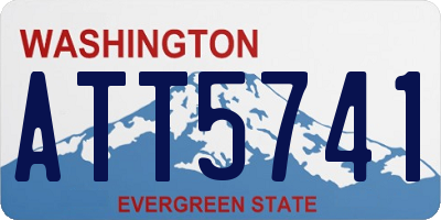 WA license plate ATT5741