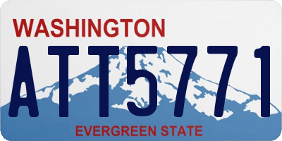WA license plate ATT5771