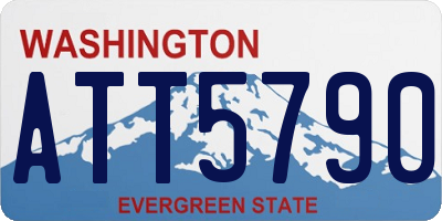 WA license plate ATT5790