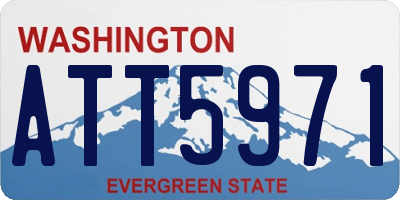 WA license plate ATT5971