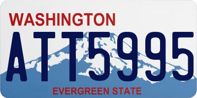 WA license plate ATT5995