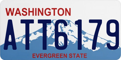 WA license plate ATT6179