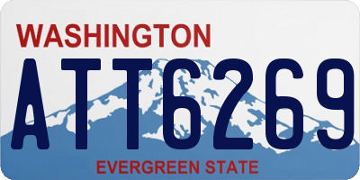 WA license plate ATT6269