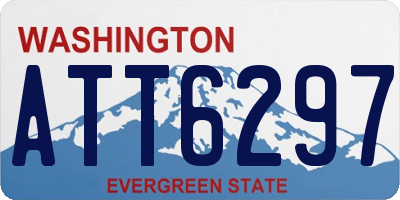 WA license plate ATT6297