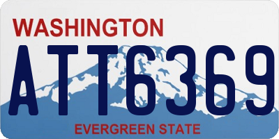 WA license plate ATT6369