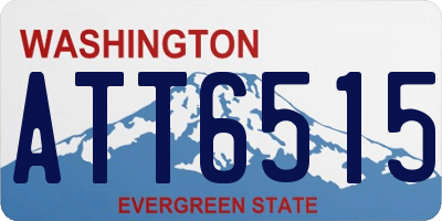 WA license plate ATT6515