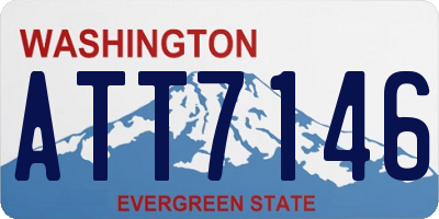 WA license plate ATT7146
