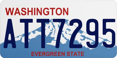 WA license plate ATT7295