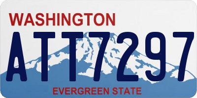 WA license plate ATT7297