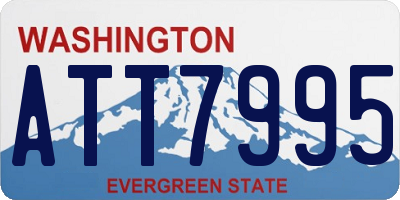 WA license plate ATT7995