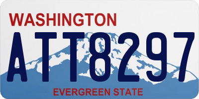 WA license plate ATT8297
