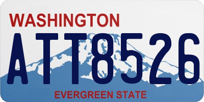 WA license plate ATT8526