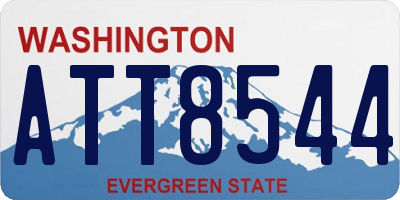 WA license plate ATT8544