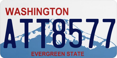 WA license plate ATT8577